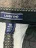 Lands' End Houndstooth Gray Active Pants Size 18 - photo 4