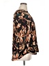 Maurices 100% Polyester Floral Brown 3/4 Sleeve Blouse Size 16 (1) - photo 4