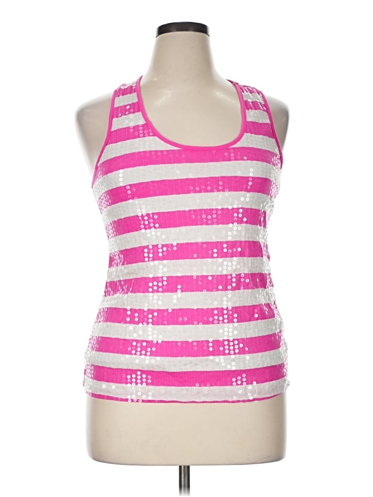 Pre-owned Bongo Tank Top Pink Halter Neckline Tops