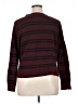a.n.a. A New Approach Stripes Burgundy Pullover Sweater Size XL - photo 2