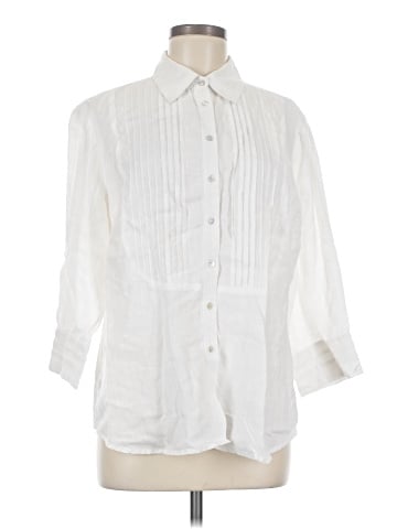 Carole Little 3/4 Sleeve Button-Down Shirt (view 1)
