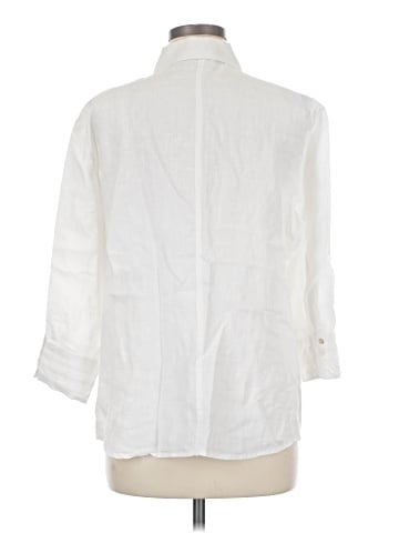Carole Little 3/4 Sleeve Button-Down Shirt (view 2)