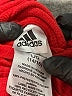Adidas 100% Polyester Red Pullover Hoodie Size 14 - 16 - photo 3