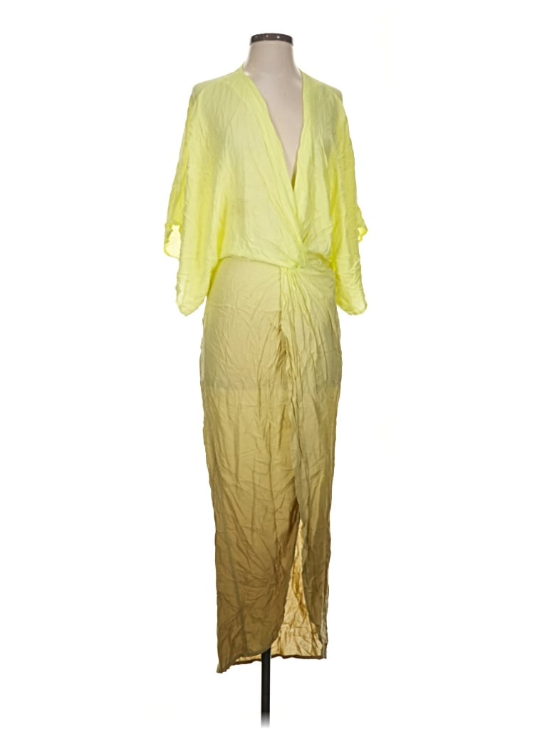 Pre-owned Yfb Cocktail Dress In Yellow