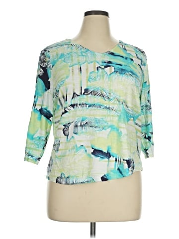 Chico's 3/4 Sleeve T-Shirt (view 1)
