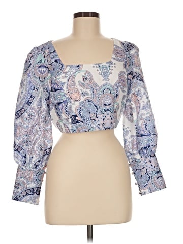 Lena 3/4 Sleeve Blouse (view 1)