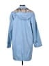Burberry 100% Cotton Blue Raincoat Size L - photo 2