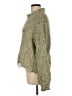 Pol 100% Polyester Tweed Green Pullover Sweater Size M - photo 5
