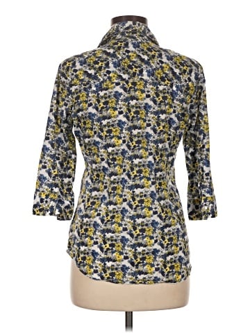 Liv 3/4 Sleeve Button-Down Shirt (view 2)