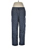 Joe Fresh 100% Polyester Argyle Blue Casual Pants Size L - photo 1