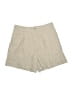 Pull&Bear Solid Tan Khaki Shorts Size 2 - photo 1