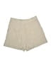 Pull&Bear Solid Tan Khaki Shorts Size 2 - photo 2