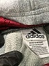 Adidas 100% Polyester Gray Pullover Hoodie Size 5 - photo 3