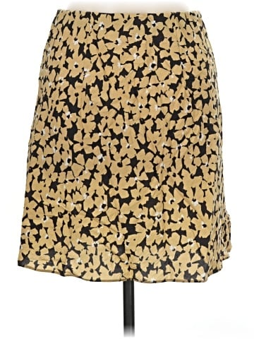 Madewell The Layton Mini Slip Skirt in Bonsai Bloom (view 2)