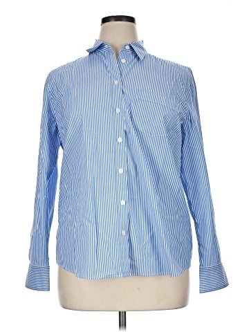 J.Crew Factory Store Long Sleeve Button-Down Shirt (view 1)