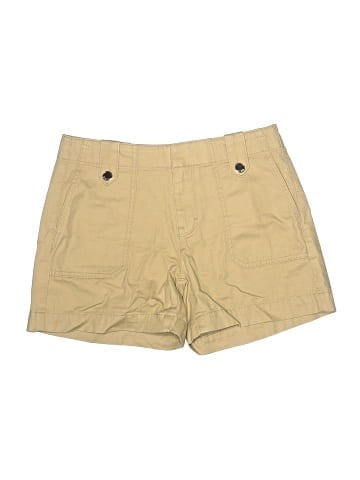 White House Black Market Khaki Shorts (view 1)