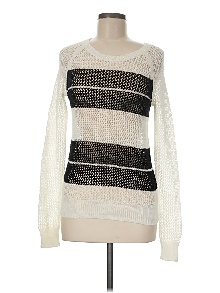 Pre-owned Halogen Pullover Sweater In Ivory