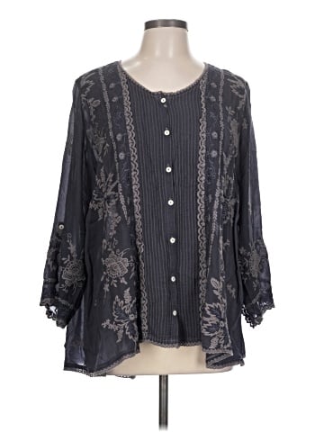 Johnny Was 3/4 Sleeve Blouse (view 1)