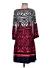 Eliza J Graphic Red Casual Dress Size 2 - photo 1