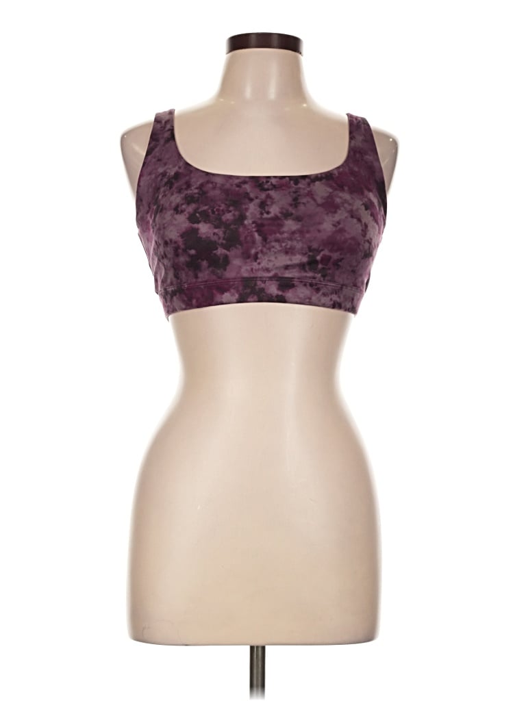 Pre-owned Athleta Sports Bra In Purple
