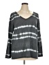 C&C California Tie-dye Gray Pullover Sweater Size XL - photo 1