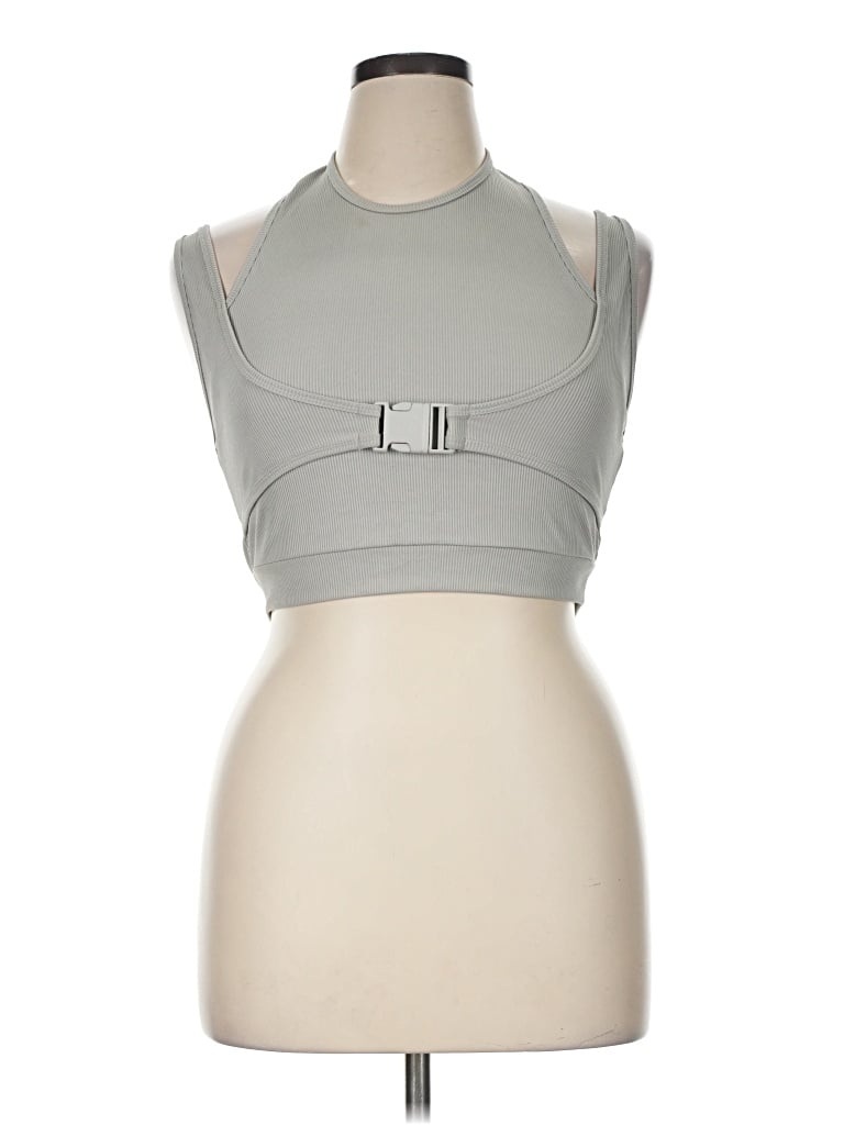 Pre-owned Cider Sports Bra In Silver