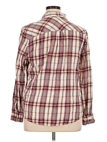 Faded Glory Long Sleeve Button-Down Shirt (view 2)