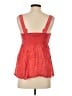 Hatch Floral Solid Pink Red Tank Top Size Sm Maternity (1) - photo 2