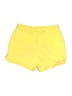 Lands' End 100% Baumwolle Solid Yellow Shorts Size 10 - 12 - photo 2