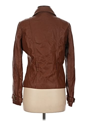 Black Rivet Leather Jacket (view 2)