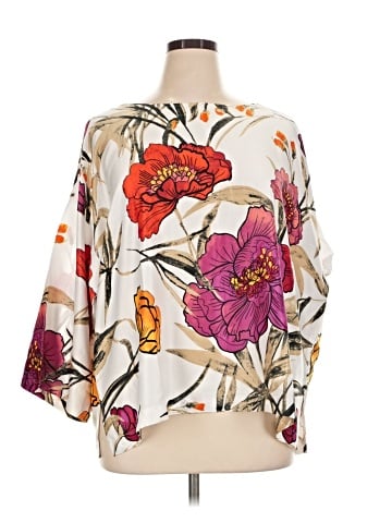 Natori 3/4 Sleeve Blouse (view 1)