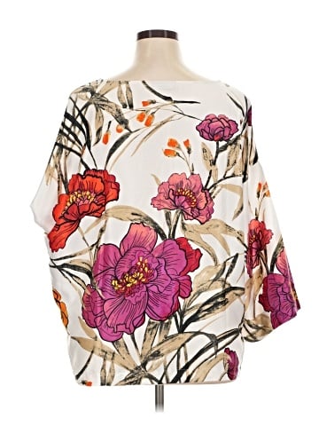 Natori 3/4 Sleeve Blouse (view 2)