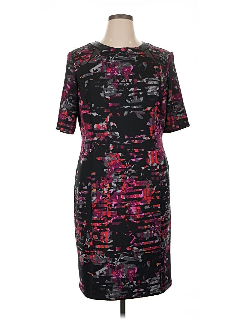 Pre-owned Taylor Cocktail Dress In Black