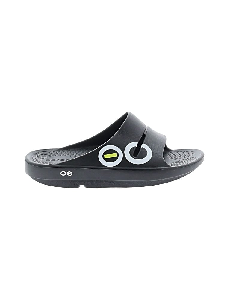 Oofos Sandals In Black
