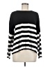 Vince Camuto Stripes Black Pullover Sweater Size M - photo 1