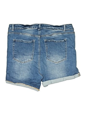 Wax Jean Denim Shorts (view 2)