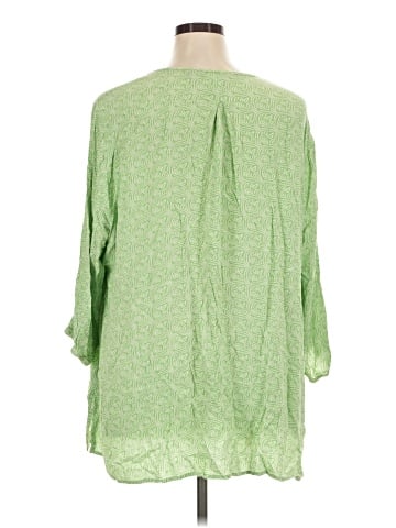 Ulla Popken 3/4 Sleeve Blouse (view 2)