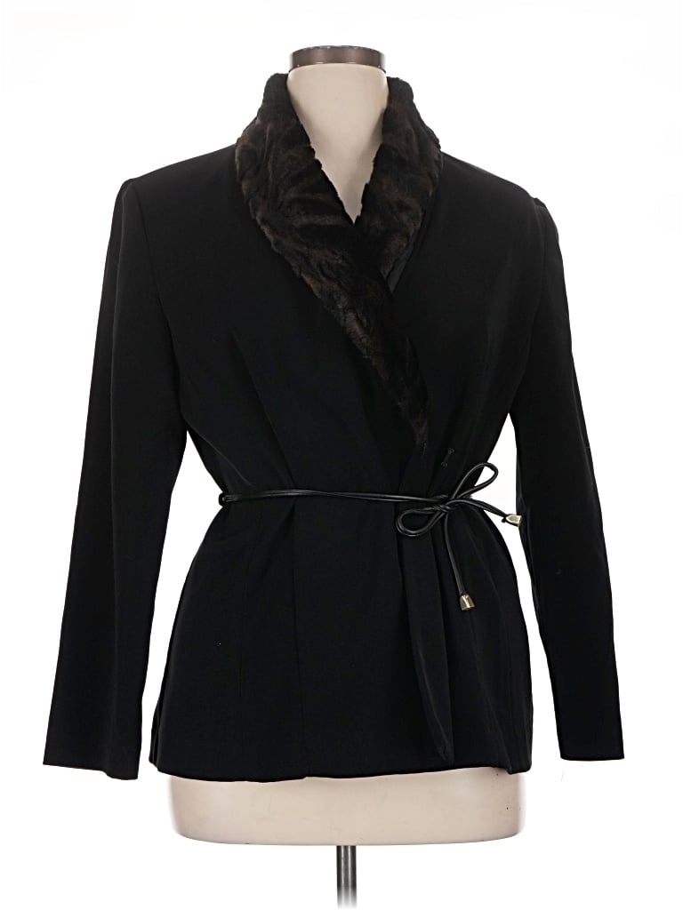 Pre-owned Jessica Howard Coat In Black
