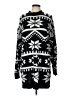 NY&C 100% Acrylic Print Black Pullover Sweater Size L - photo 1