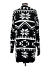 NY&C 100% Acrylic Print Black Pullover Sweater Size L - photo 2