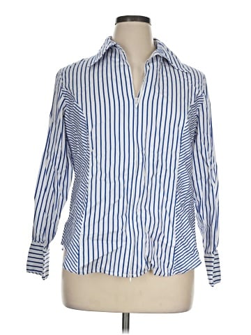 Jones New York Signature Long Sleeve Button-Down Shirt (view 1)
