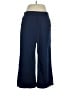 Lands' End 100% Polyester Solid Blue Active Pants Size XL - photo 1
