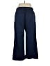 Lands' End 100% Polyester Solid Blue Active Pants Size XL - photo 2