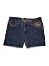 Old Skool Paisley Blue Denim Shorts Size 9 - 10 - photo 1