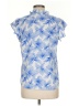 Morgan Taylor 100% Polyester Blue Short Sleeve Blouse Size M - photo 2