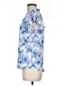 Morgan Taylor 100% Polyester Blue Short Sleeve Blouse Size M - photo 5