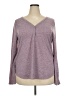 Eddie Bauer Purple Long Sleeve Top Size 2X - photo 1