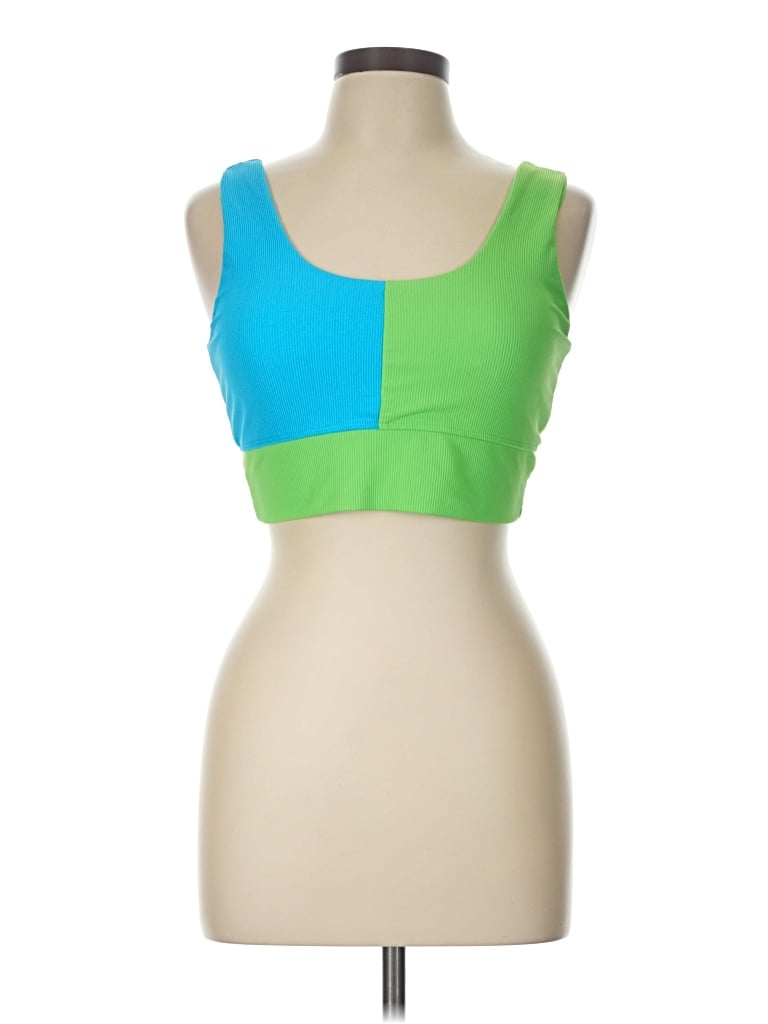 Pre-owned Beach Riot Sports Bra In Green