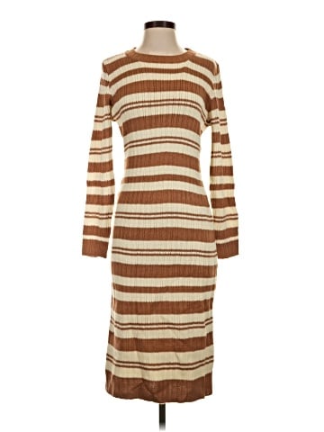 Line & Dot Casual Dress (view 1)