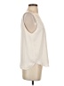 Ann Taylor LOFT 100% Polyester Ivory Sleeveless Blouse Size S - photo 4